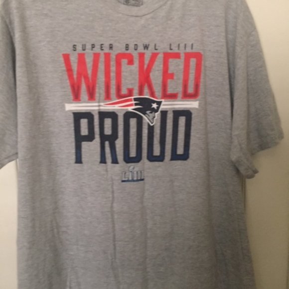 Super Bowl LIII Men's XXL Tshirt Wicked Proud - Picture 2 of 5
